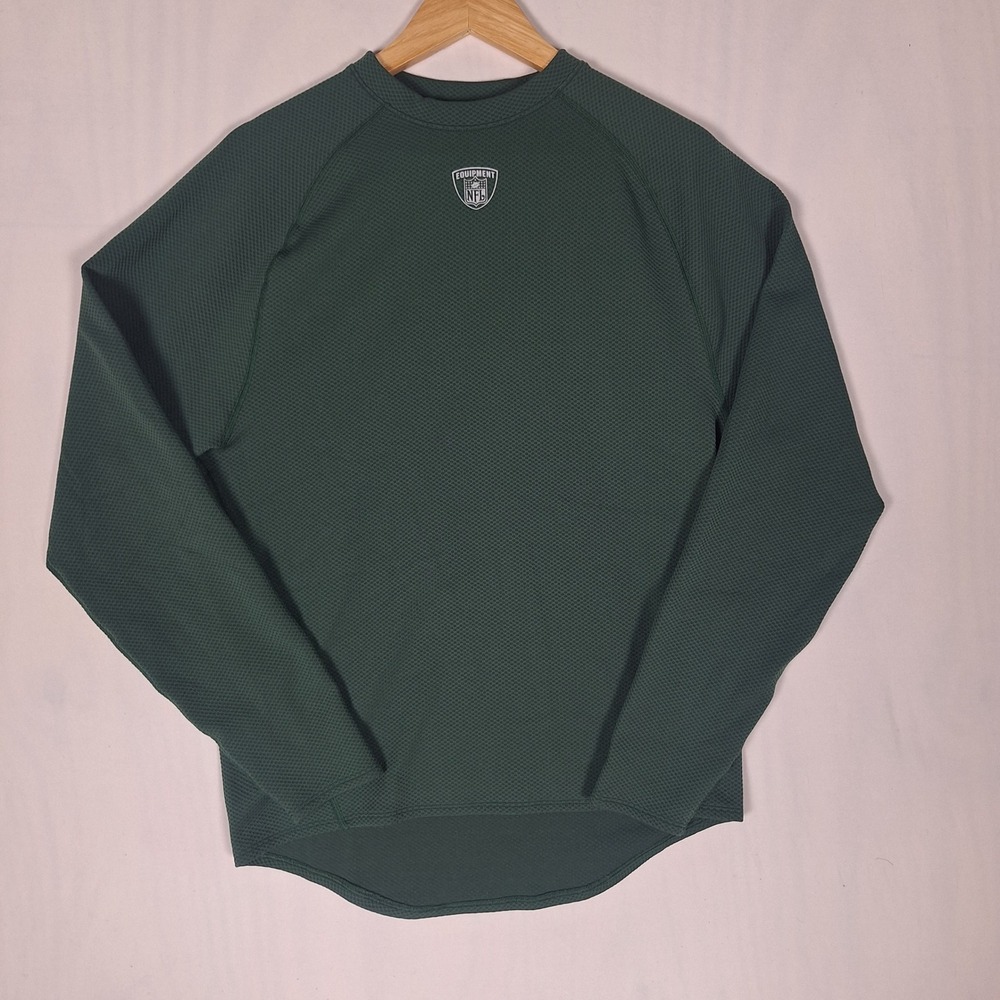 Reebok NFL Equipment PlayDry Waffle Knit Training Top Green 2XL